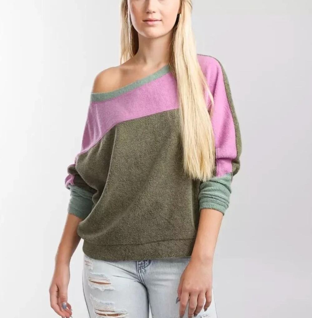 Ragabond Size Large Ladies Off Shoulder Sweatshirt
